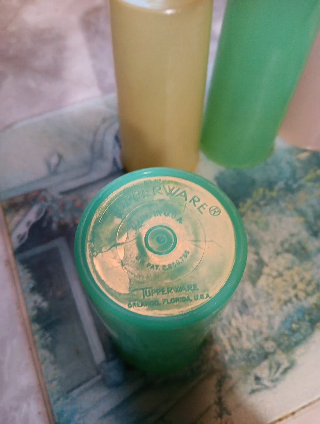 Set Of 6 Vintage Rainbow Tupperware Pastel Drinking Tumblers Glasses 6" | eBay