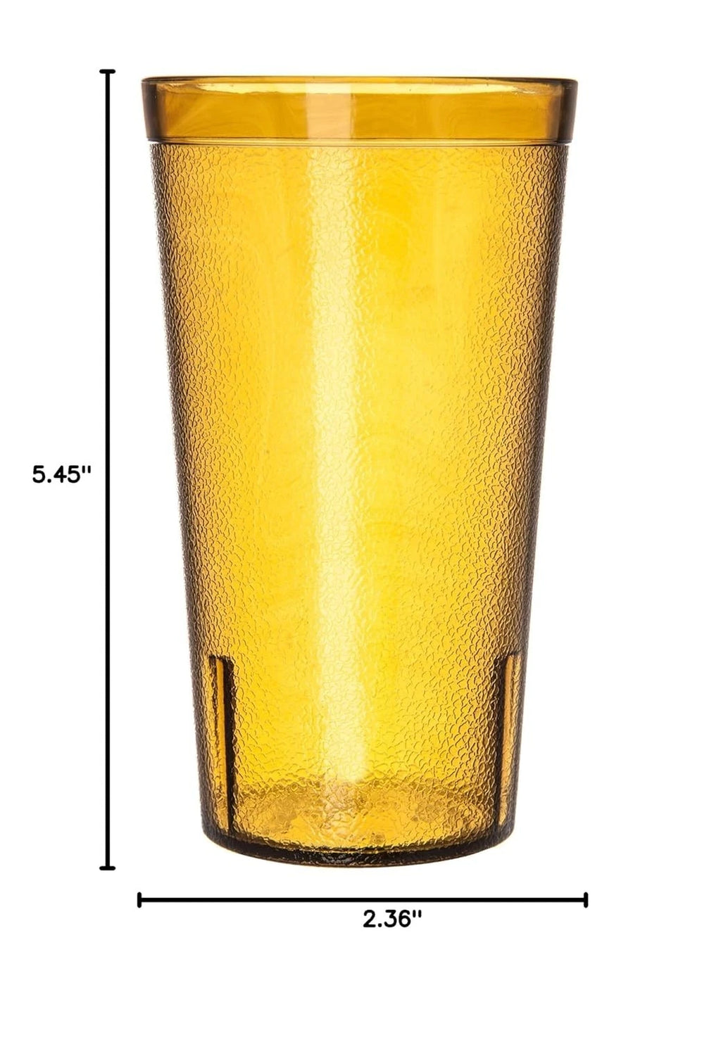 16 oz Stackable Amber Plastic Tumblers - Durable, BPA-Free & Shatter-Resistant | eBay