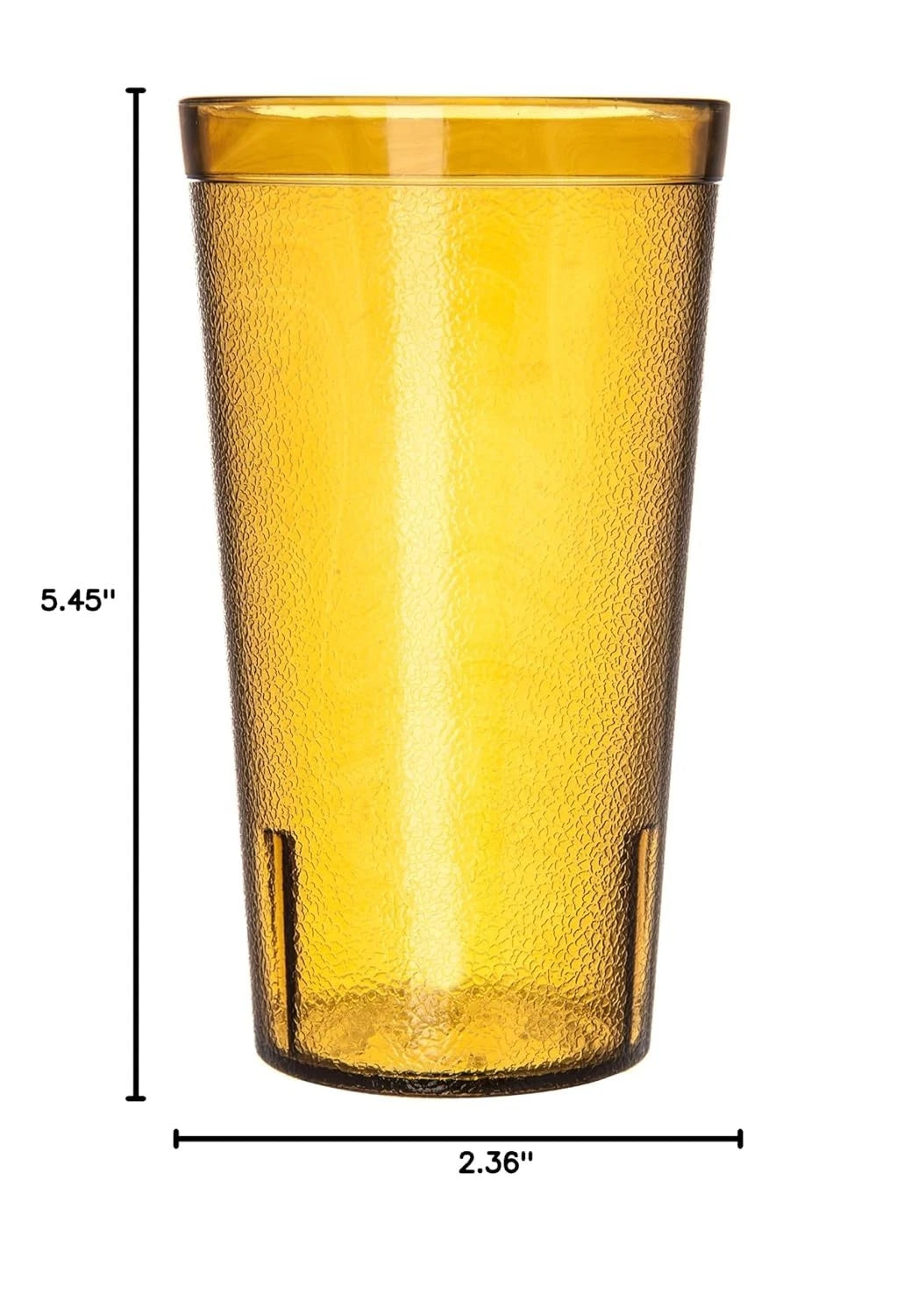 16 oz Stackable Amber Plastic Tumblers - Durable, BPA-Free & Shatter-Resistant | eBay