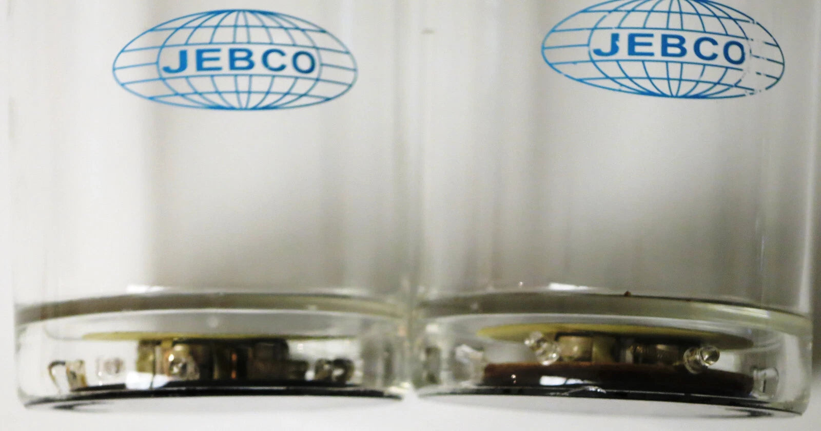 JEBCO Drinking Glasses Light-Up Set of 2 LED Colorful Lights Advertising Promos | eBay