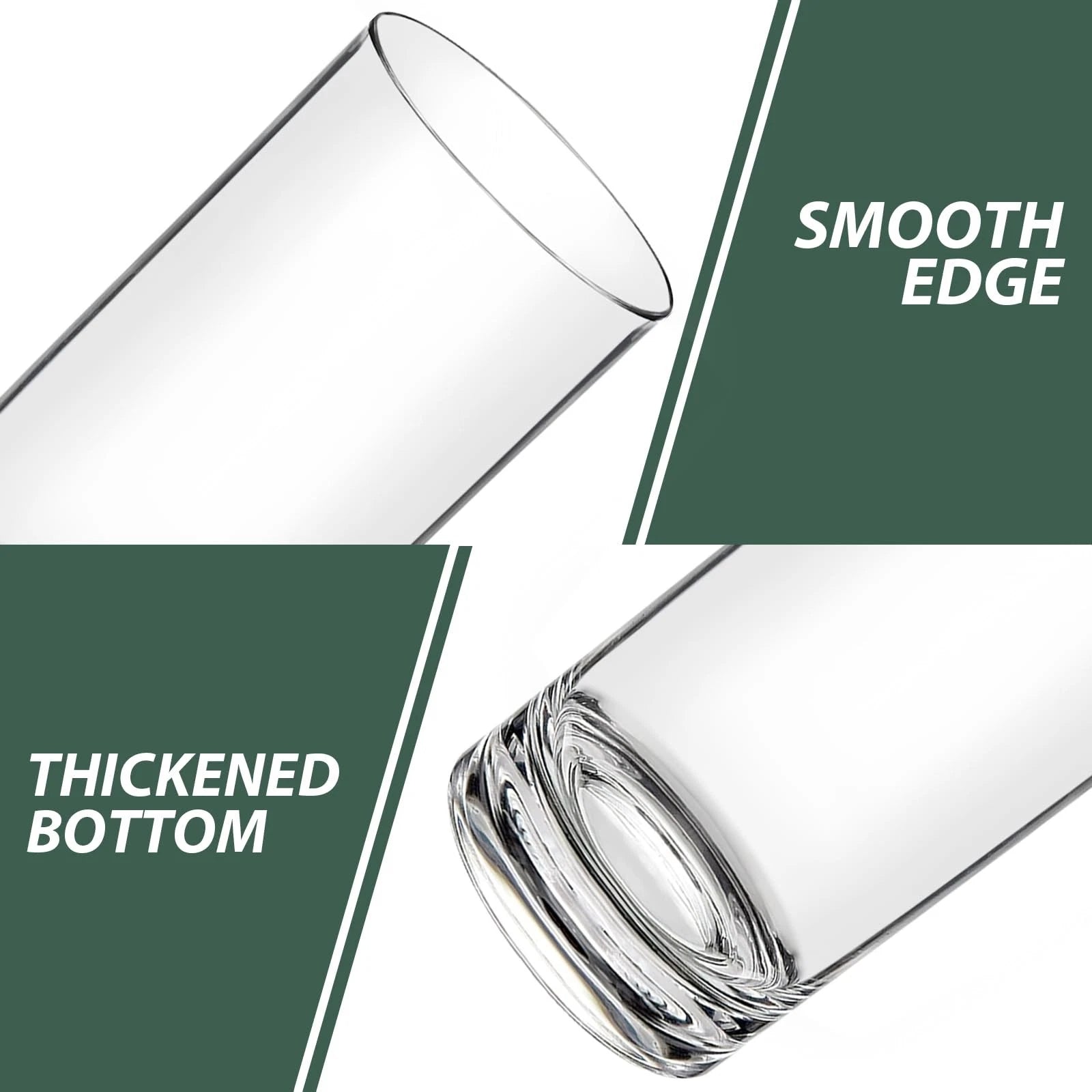 17 Oz Plastic Tumblers Set of 12, Clear Plastic Drinking Glasses, Plastic Cup... | eBay