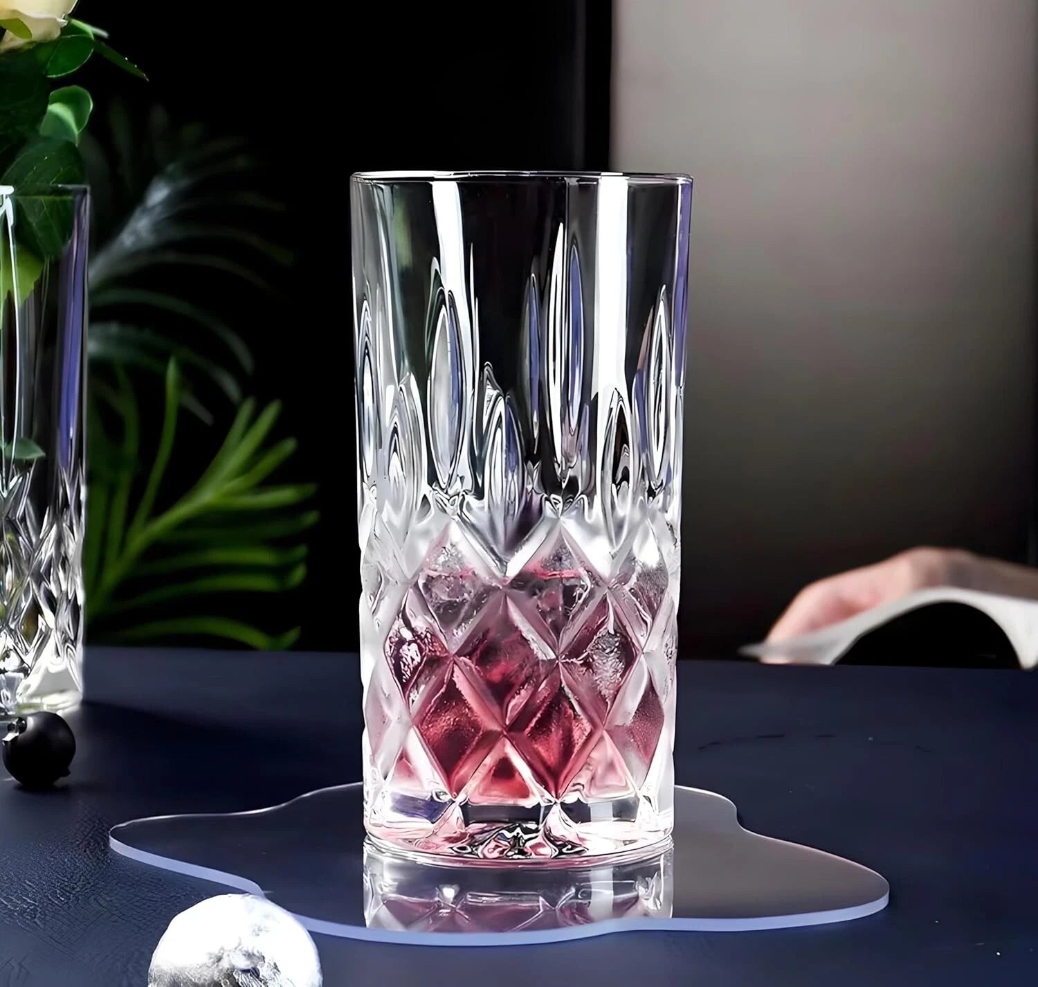 Reusable and Elegant Acrylic Glasses - 6 Count Unbreakable Drinkware Set | eBay