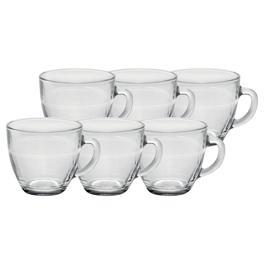 Duralex Gigogne 7.75 ounce Glass Mug, Set of 6 | eBay