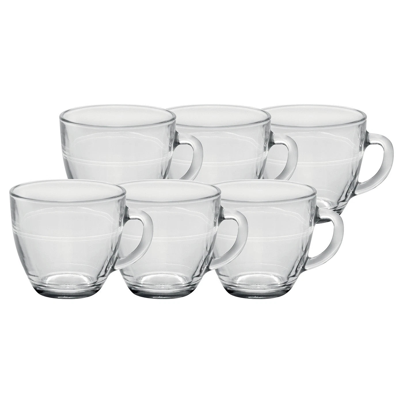 Duralex Gigogne 7.75 ounce Glass Mug, Set of 6 | eBay