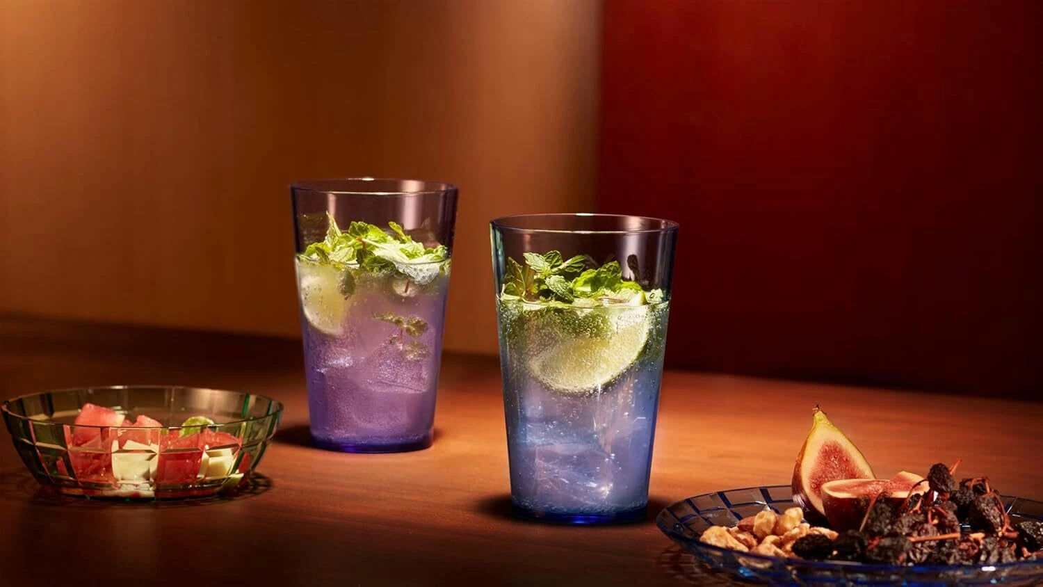 19 oz Non-Breakable Premium Drinking Glasses Set of 6 - Stackable -Reusable Mugs | eBay
