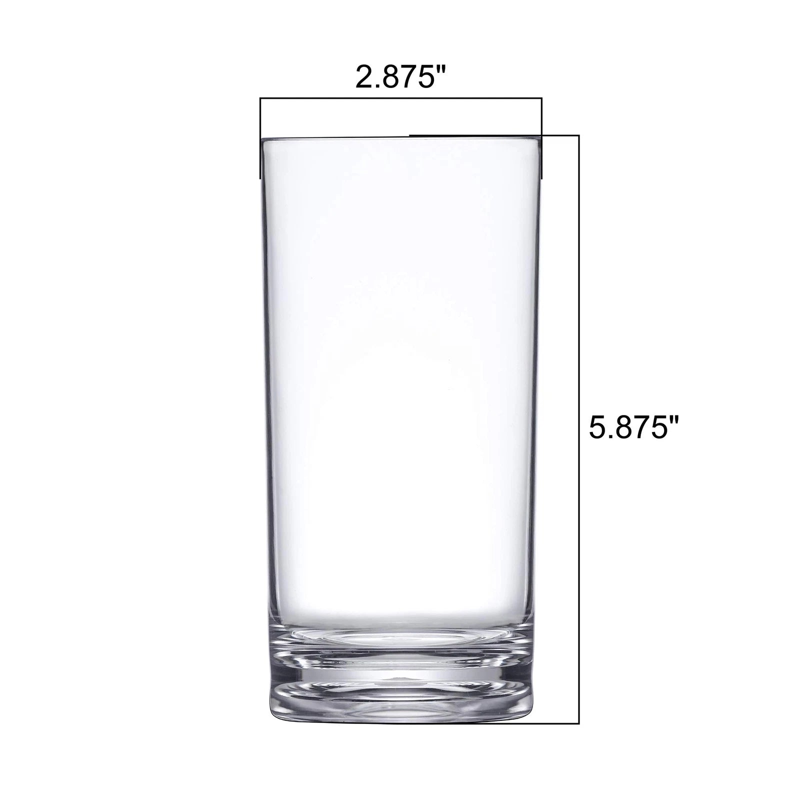By Probity 16ounce Plastic Tumblers set Of 6 Plastic Drinking Glasses Allclear | eBay