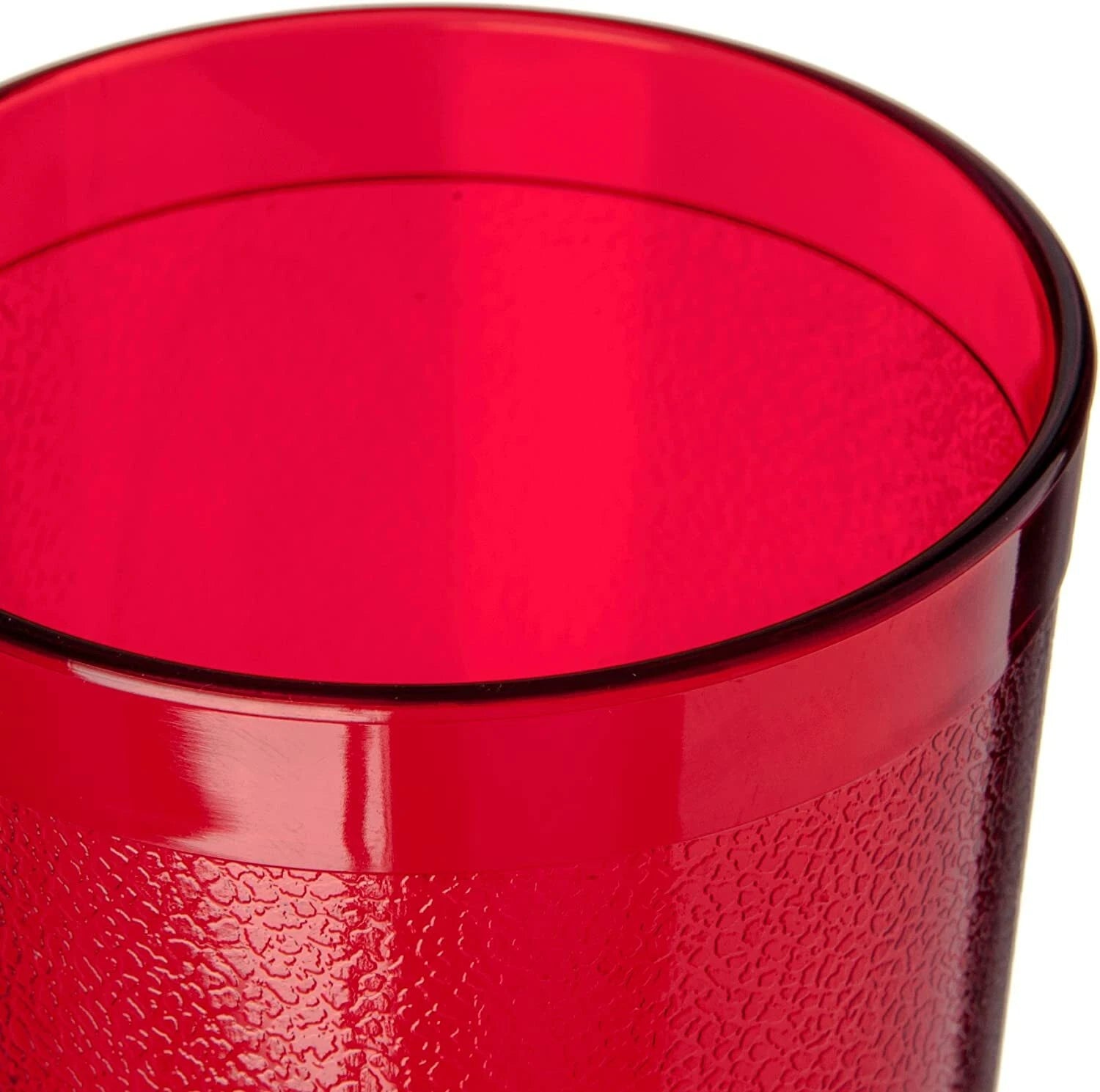 72 Restaurant Tumbler Beverage Cups Break-Resistant Drinking Glasses Red Plastic | eBay
