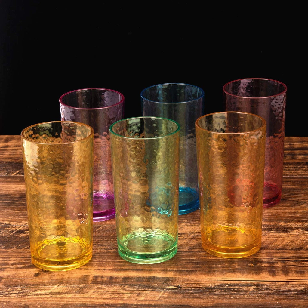 KX-WARE 20-ounce Acrylic Glasses Plastic Tumbler, set of 6 Multicolor - Hamme... | eBay