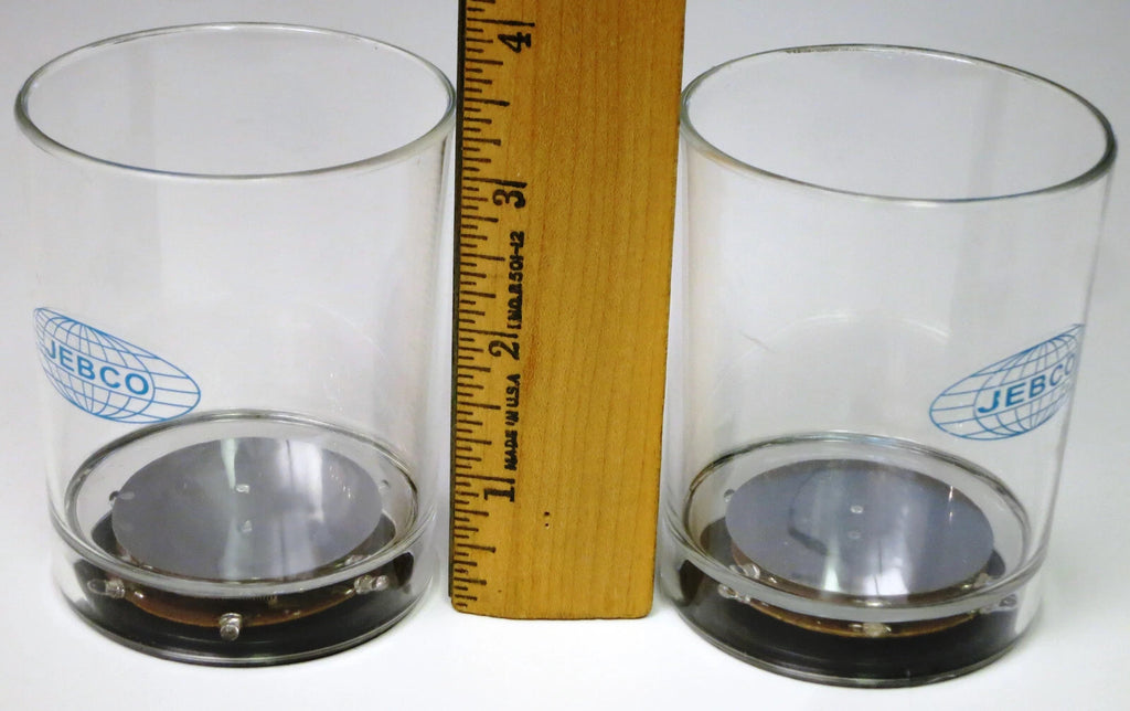 JEBCO Drinking Glasses Light-Up Set of 2 LED Colorful Lights Advertising Promos | eBay