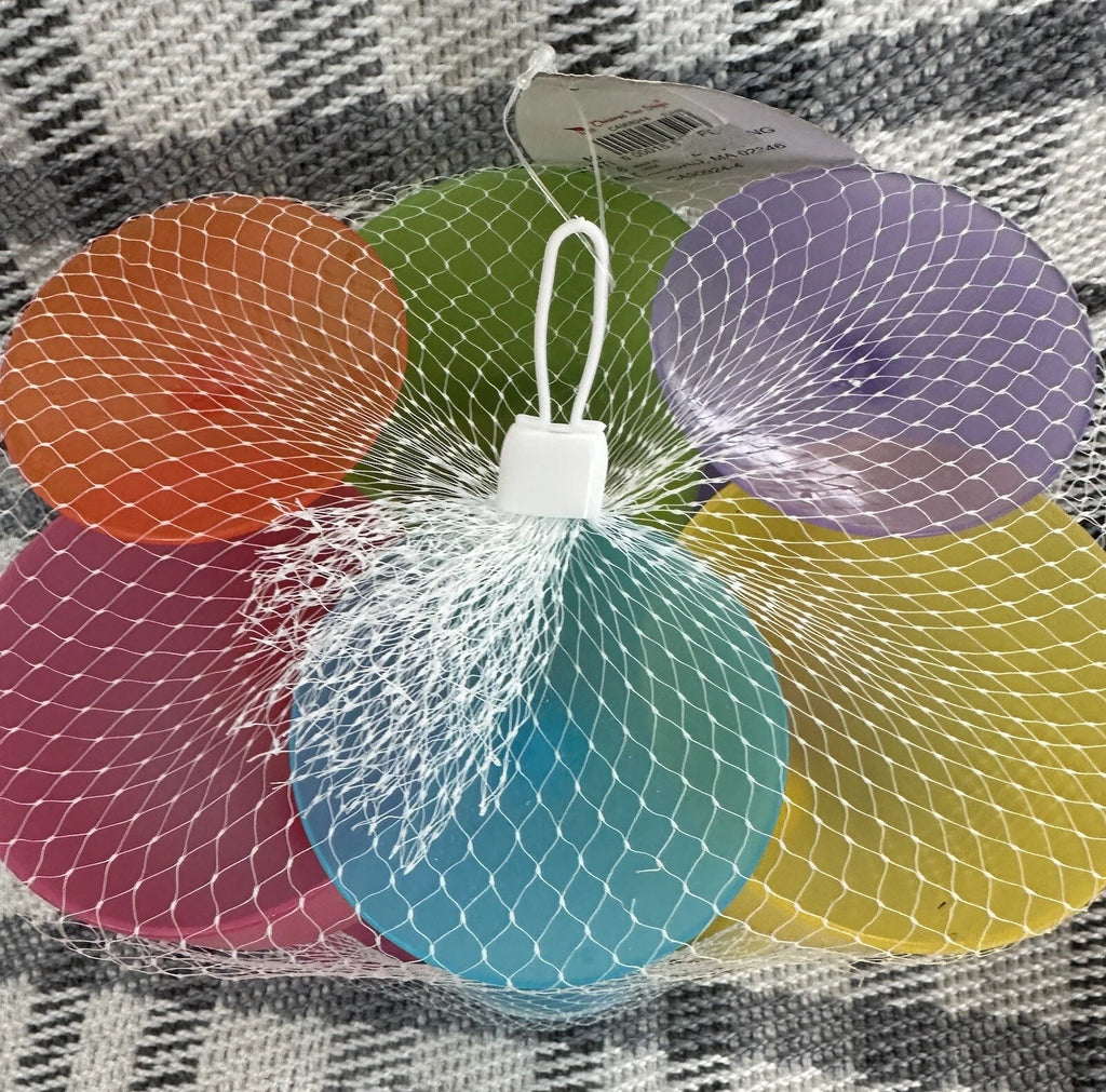 Plastic Wine Glasses Set Of Six In 6 Different Colors Sturdy Outdoor Picnic NEW | eBay