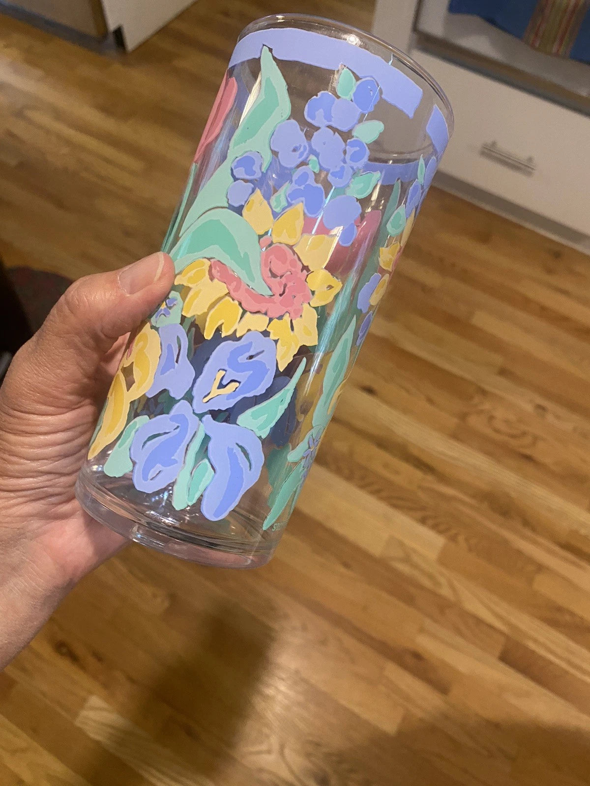 STOTTER Tumblers Pastel Fruit Set/4 Acrylic Plastic Retro Tall Highball Glasses | eBay