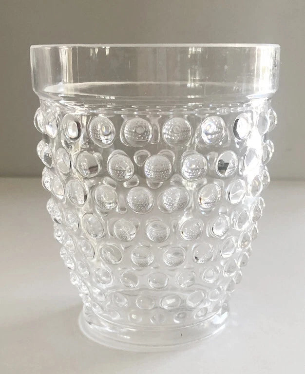 Shabby Chic Hobnail Acrylic Drinkware Glasses Outdoor 4x3.25" BPA Free Set of 6 | eBay