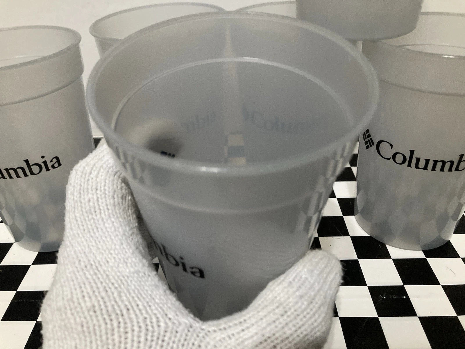 Columbia PFG Color Changing Plastic Reusable Drinking Cup Set Of 6 USA | eBay