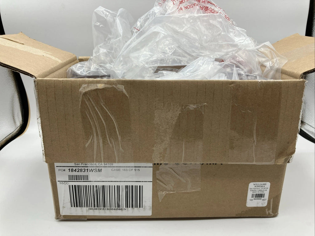 William Sonoma Tumbler 17 oz Party Pack Light Blue Plastic Glasses Set of 6 | eBay