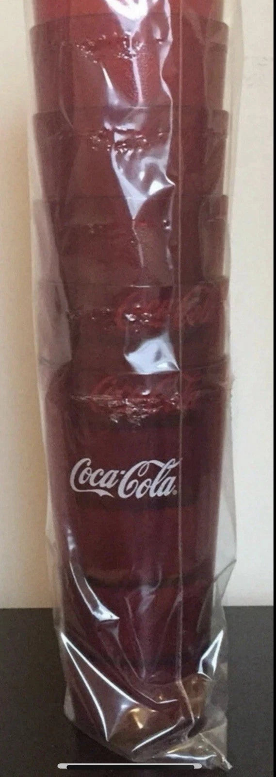 Coca-Cola Set Of 6 Red Drink Cups Plastic Restaurant Vtg. 32 Oz GET #6632-1-RC | eBay