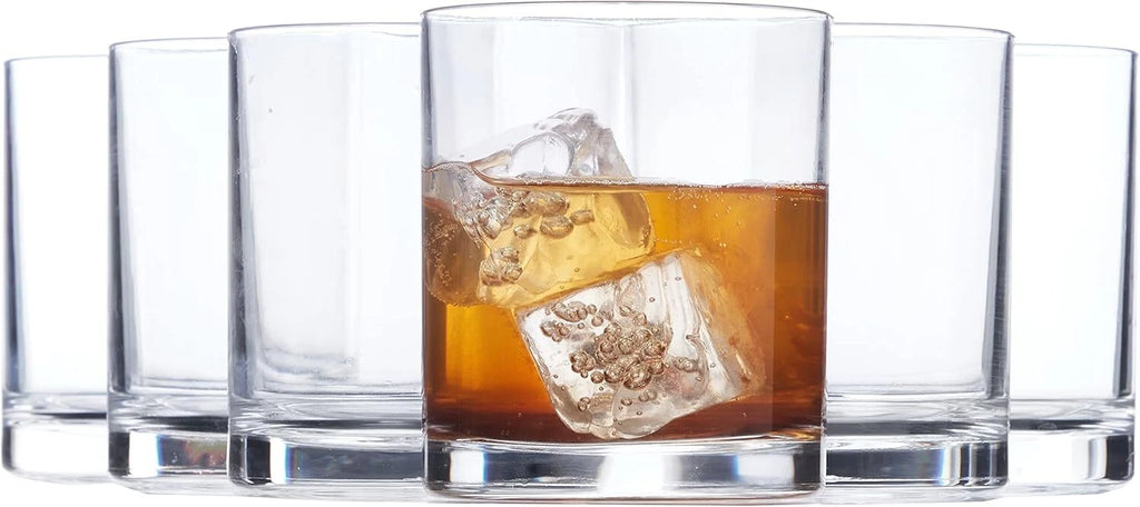 Classic Clear Plastic Reusable Beverage Cups (Set of 6) 12 oz Ice Wine Glasses | eBay