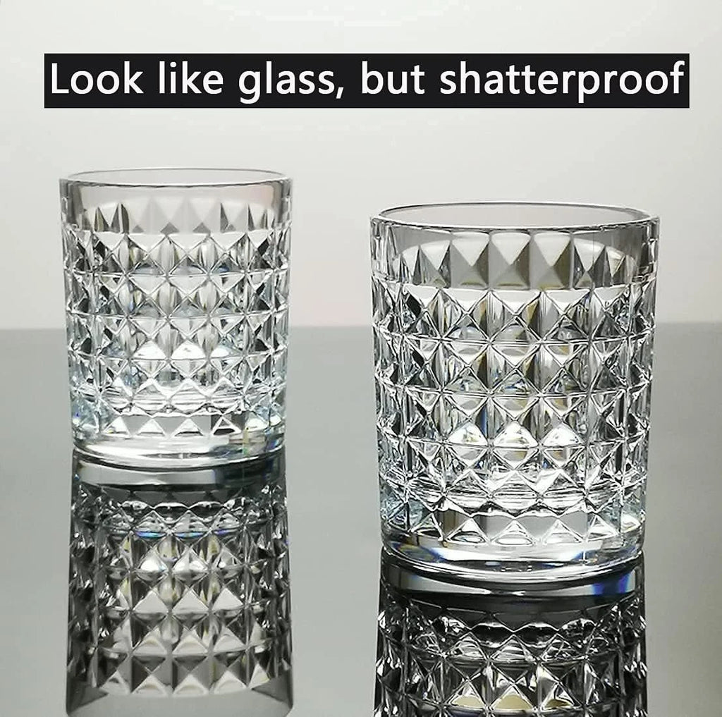 [Look like Glass] 8 Oz Set of 6 Tritan Plastic Glasses Unbreakable Clear | eBay