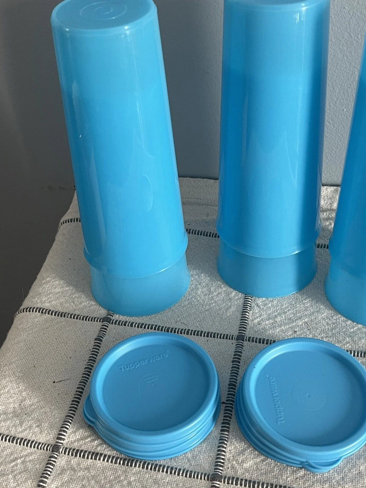 Set of 6 Tupperware Plastic Tumbler Drinking cups 5107L-16 16 oz With Lids | eBay