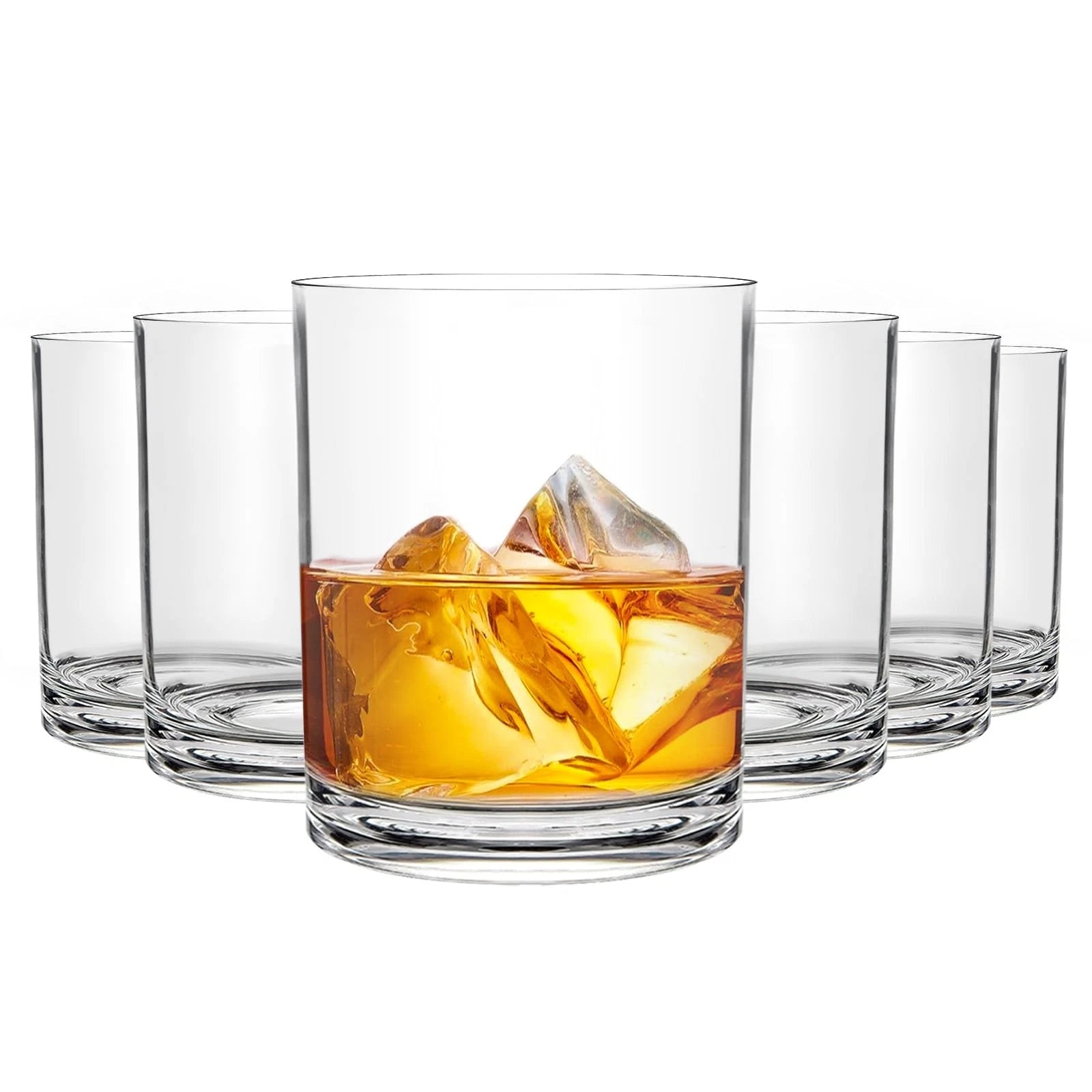 RÉΑLWÁY 12 Oz Plastic Whiskey Glasses Set of 6, Unbreakable & BPA-Free | eBay