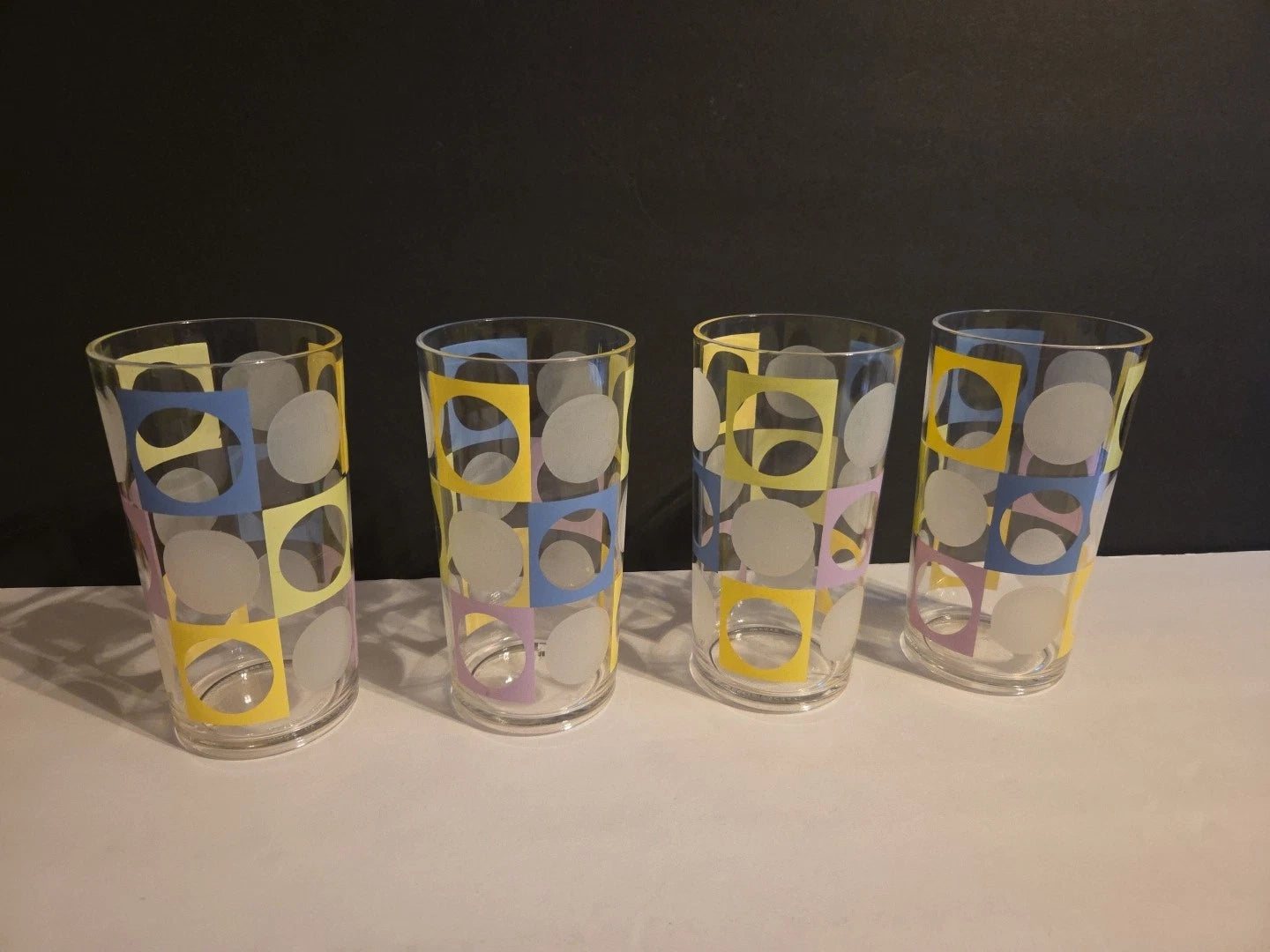 4-Atomic Design Plastic Drinking Glasses By Precisioncraft-Canada | eBay
