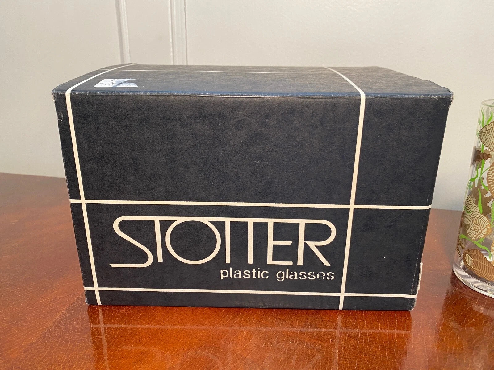 NEW IN BOX Vintage Set of 6 STOTTER Seashell Plastic Glasses High-Ball Tumblers | eBay