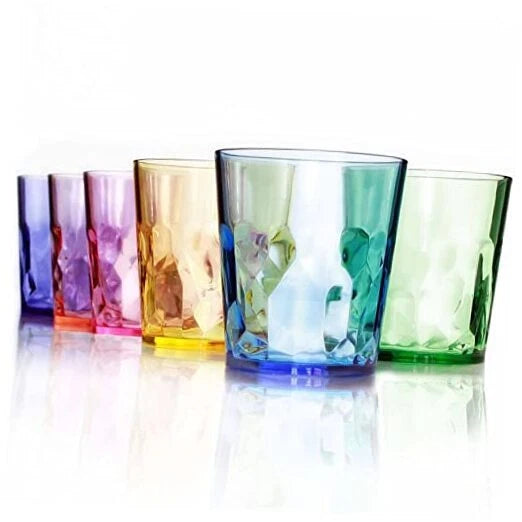 - 13oz Unbreakable Premium Drinking Glasses Set of 6 - Super Grade Acrylic 641945603491| eBay
