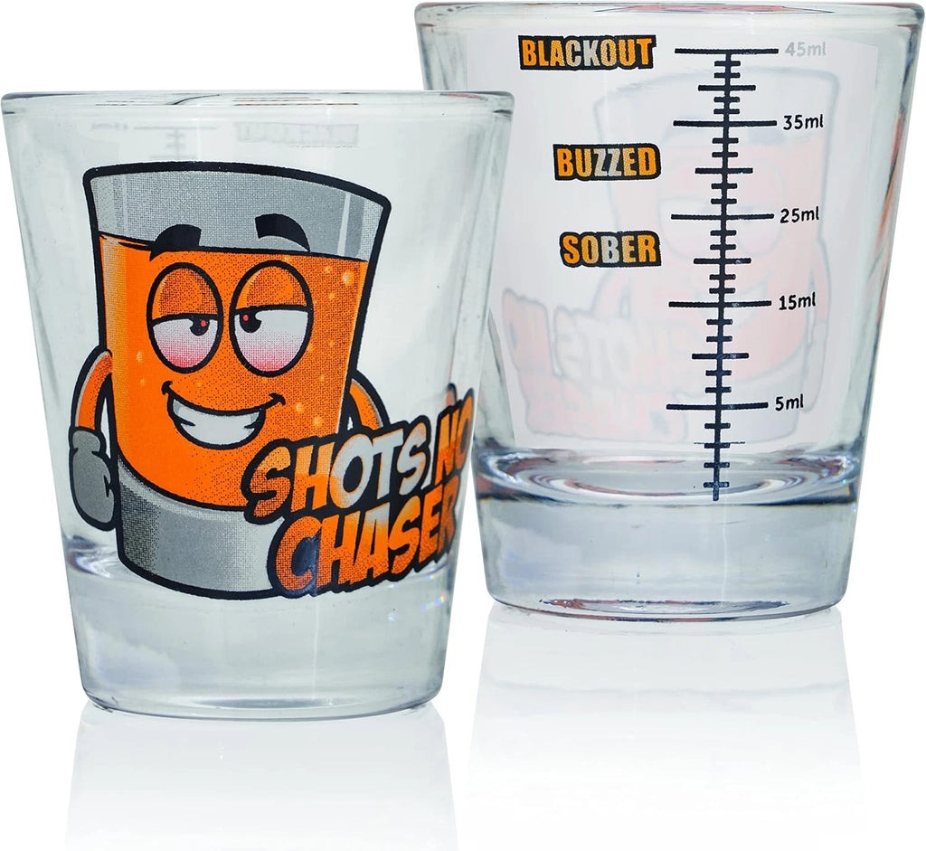 Gifts Set of 6 Shot Glasses with Fun Drinking Measurements - Great for Parties, | eBay