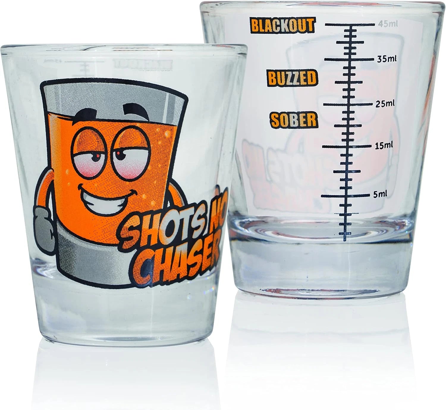 Gifts Set of 6 Shot Glasses with Fun Drinking Measurements - Great for Parties, | eBay
