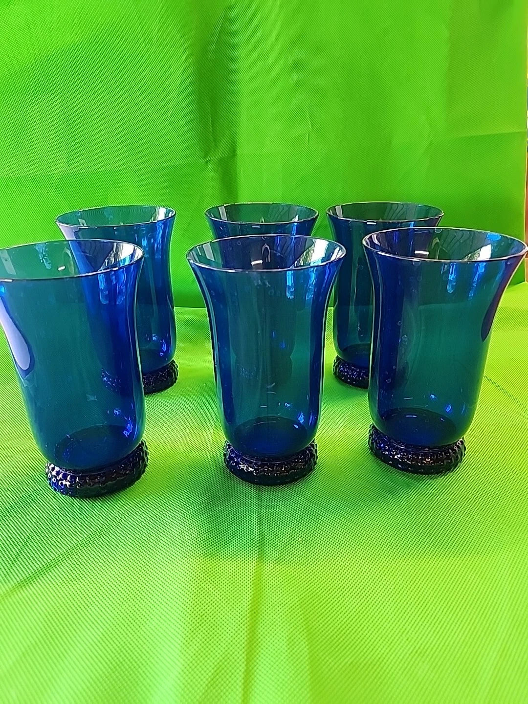 Better Homes and Gardens 20 Oz Cobalt Blue Plastic Drink Glasses | eBay