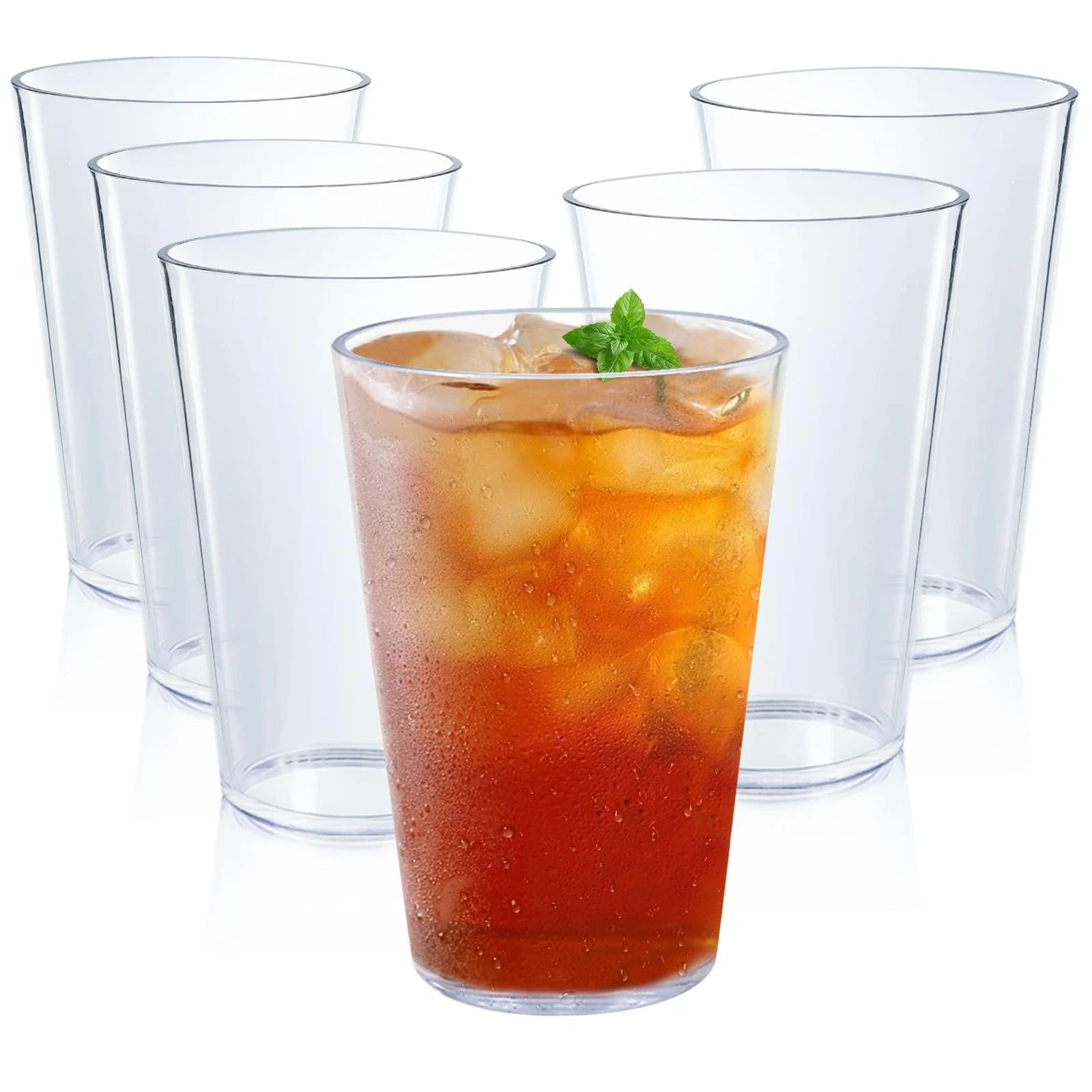 32 OZ Large Plastic Cups Reusable，Shatterproof Drinking Glasses, Stackable Gl... | eBay