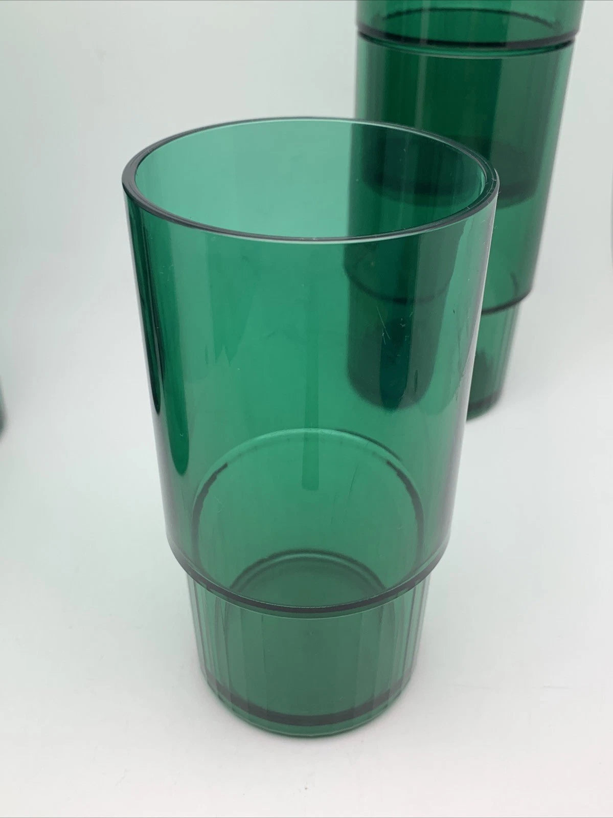 Set of 6 Tupperware Acrylic Preludio Tumblers Glasses Cups 14 Oz Green #1673 | eBay