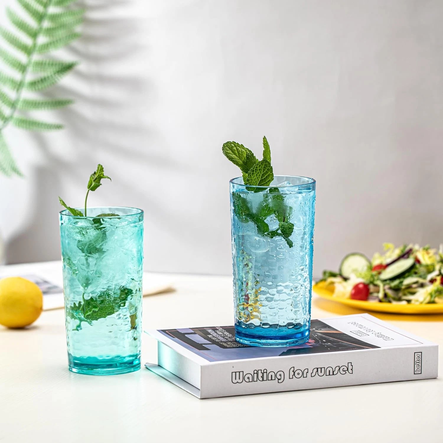 20-Ounce Acrylic Glasses Plastic Tumbler, Set of 6 Multicolor - Hammere | eBay