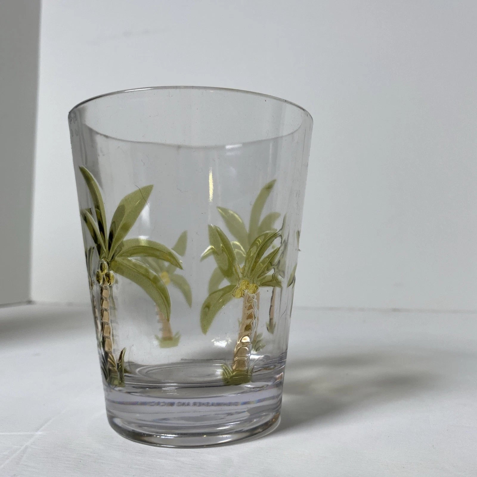 Acrylic Tumbler Palm Tree Design 15 oz. Set of 6 Clear/Palm Tree Design | eBay