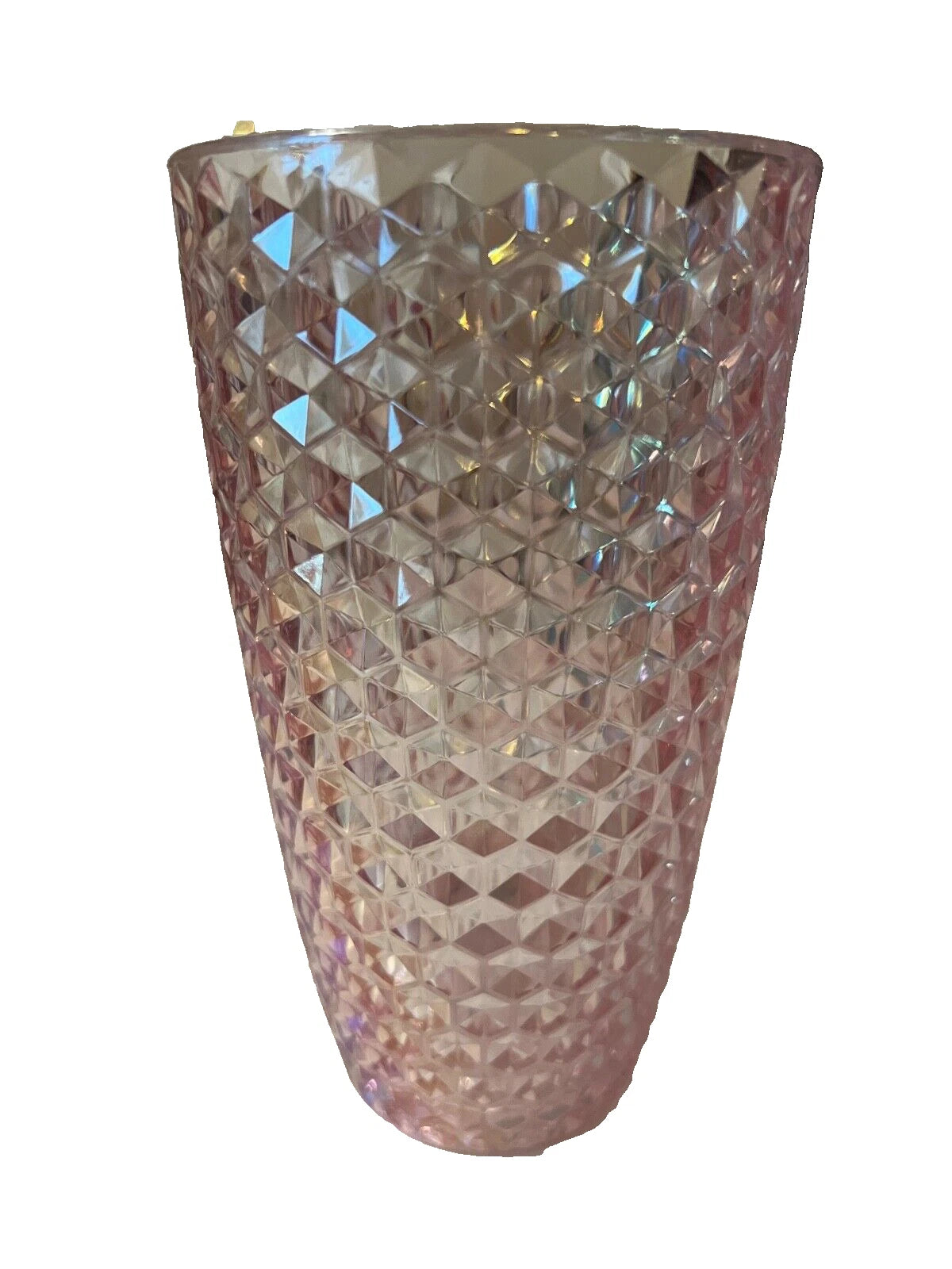 Pink Iridescent Acrylic Drinking Tumbler Set Of 4 NEW | eBay