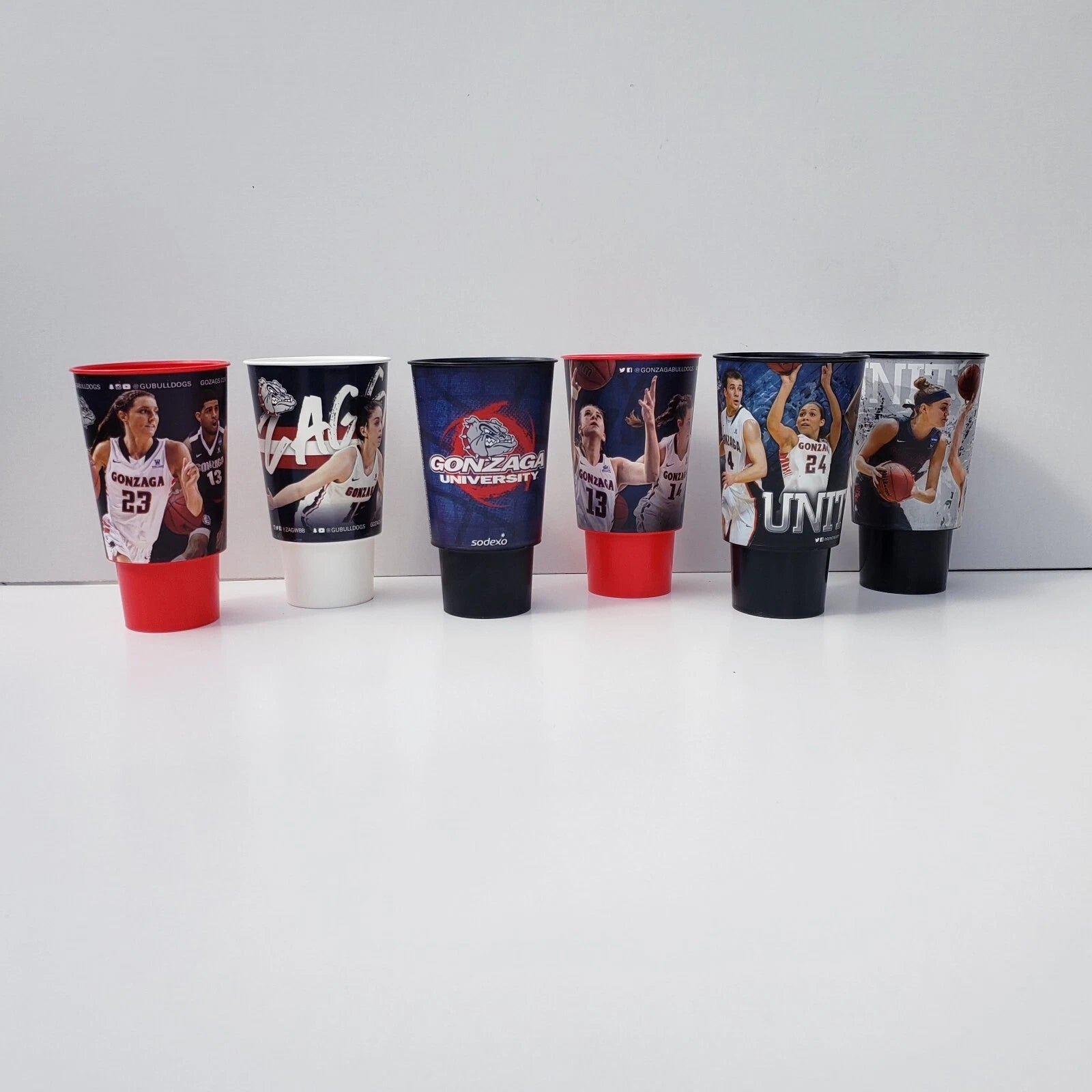 Dynamic Drinkware Gonzaga University Basketball Plastic Drink Cups SET OF 6 | eBay