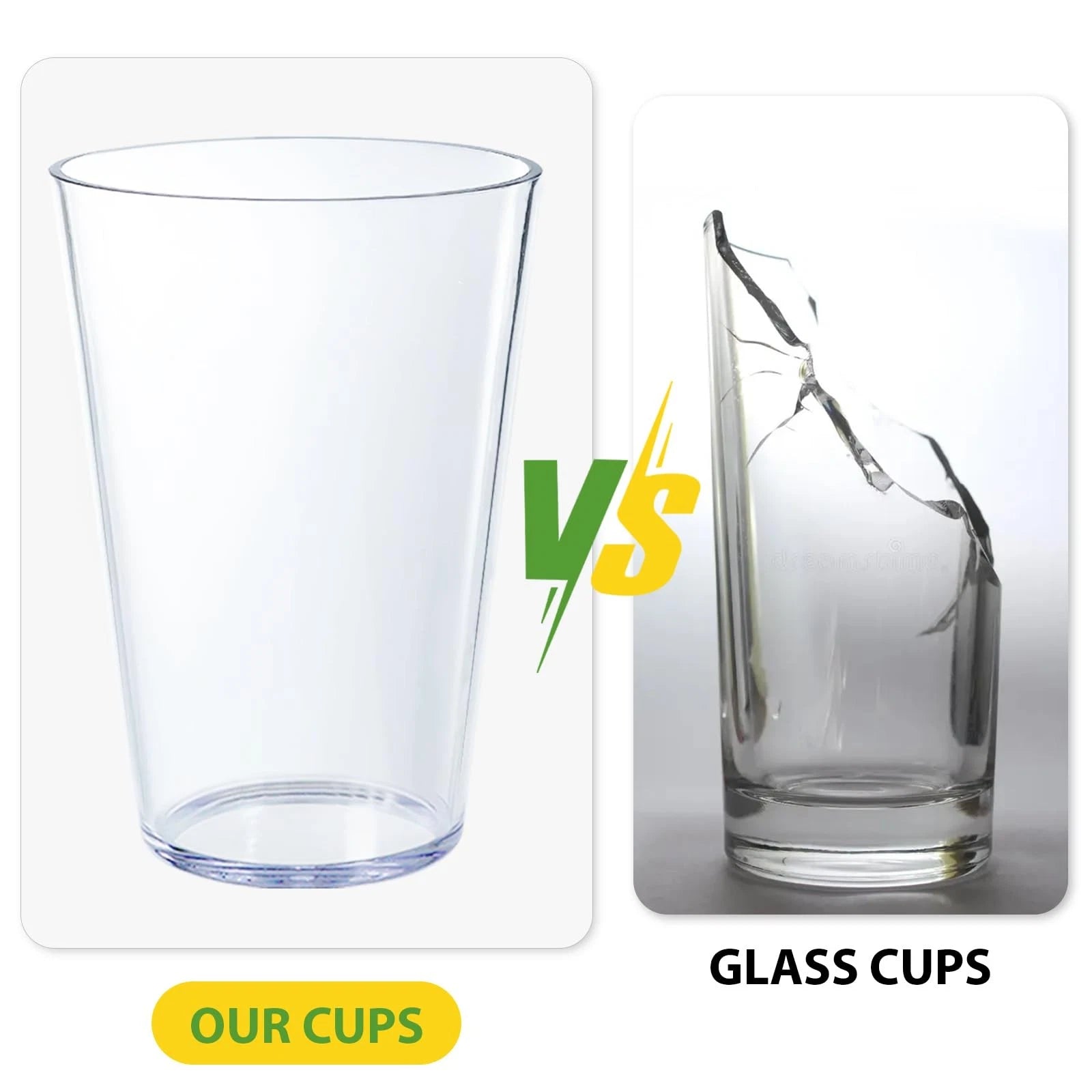 32 OZ Large Plastic Cups Reusable，Shatterproof Drinking Glasses, Stackable Gl... | eBay