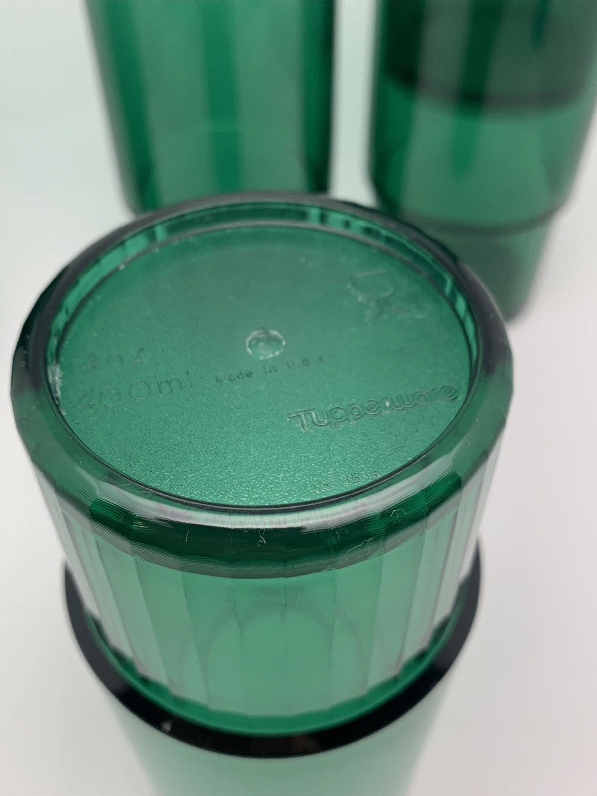 Set of 6 Tupperware Acrylic Preludio Tumblers Glasses Cups 14 Oz Green #1673 | eBay