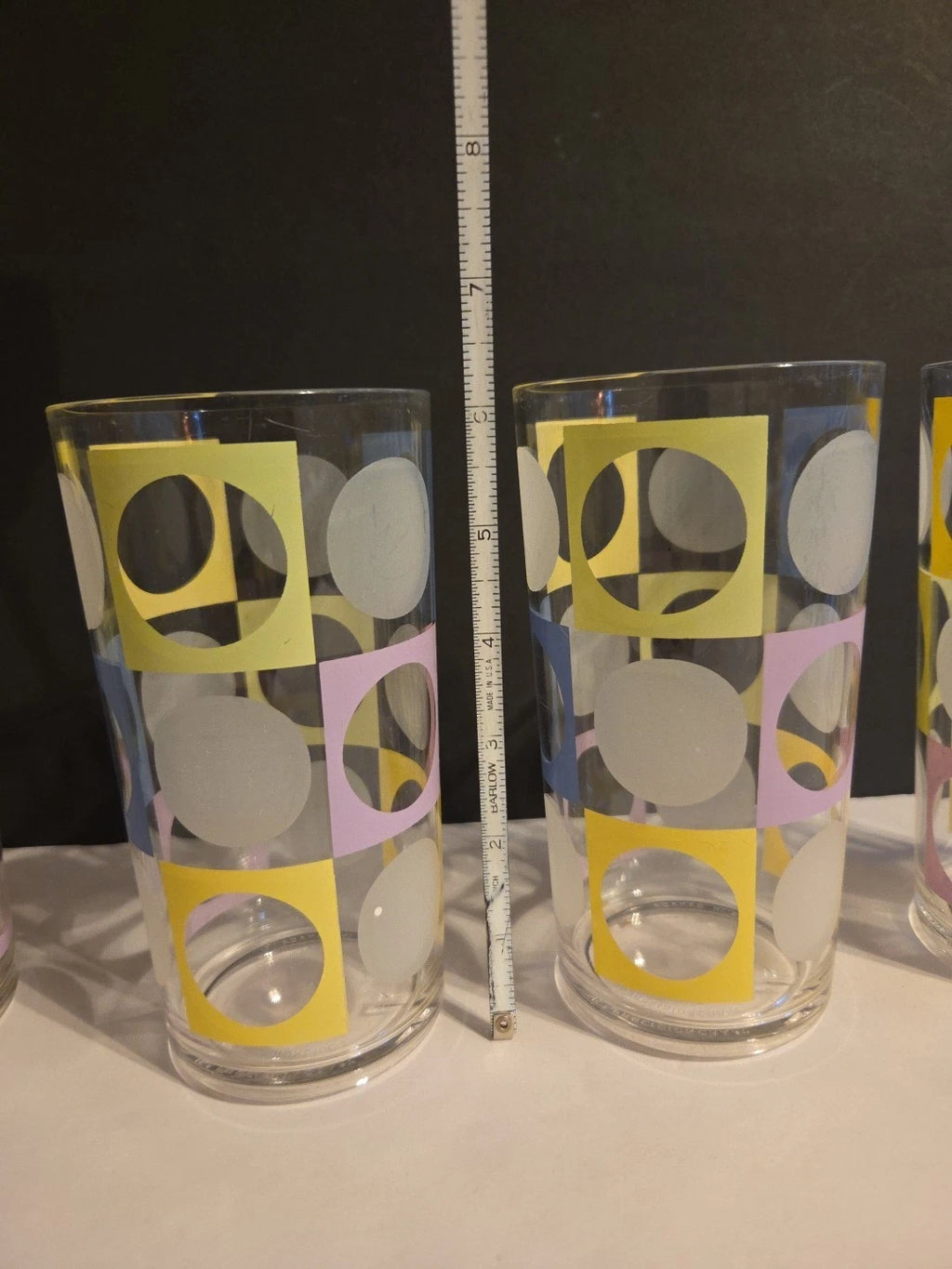 4-Atomic Design Plastic Drinking Glasses By Precisioncraft-Canada | eBay