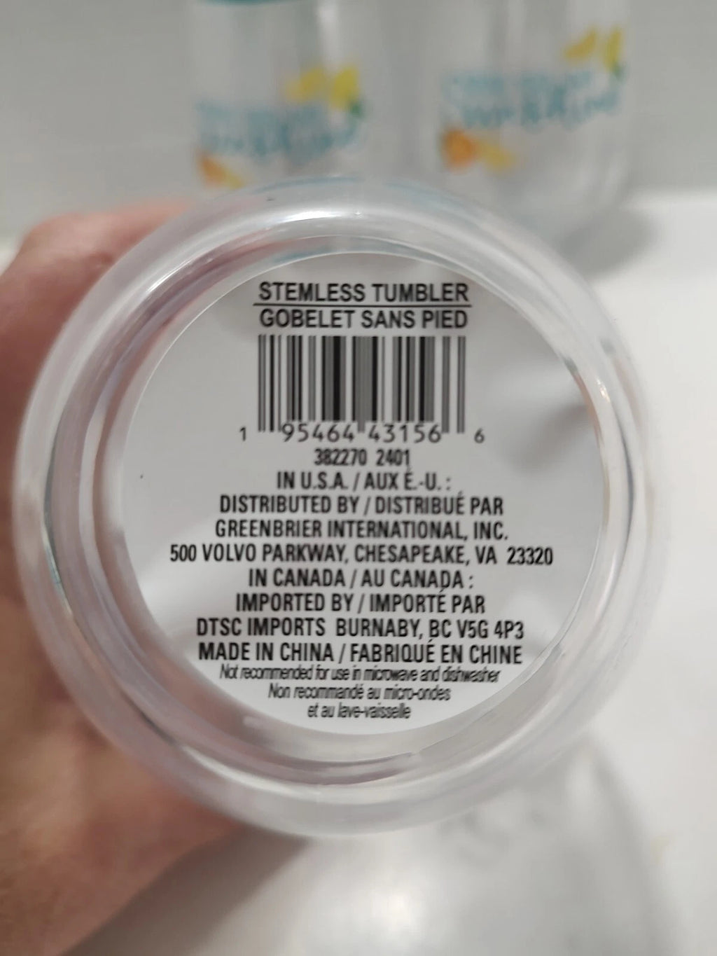 🔥X3) Stemless Tumbler Summer Drinking Glass W/Lid.Bring Your Own Sunshine | eBay