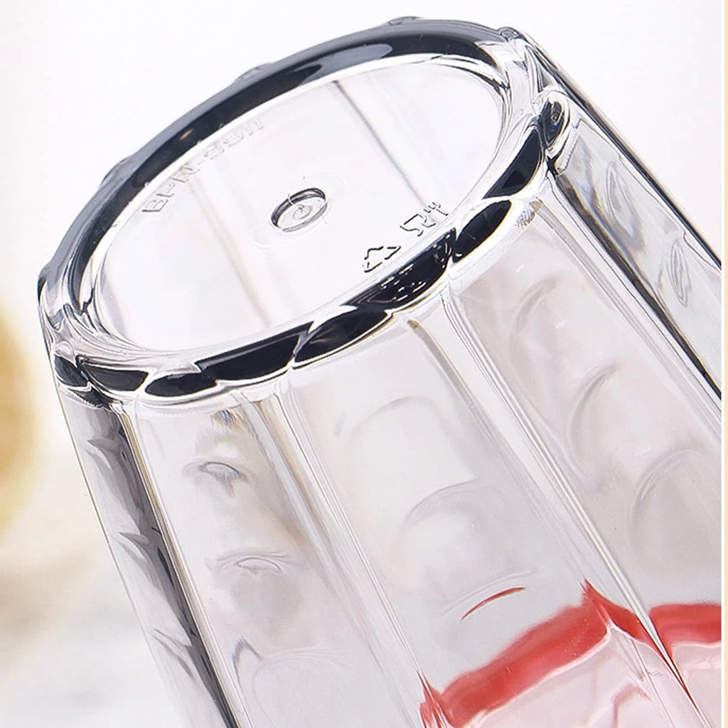 Set of 6 Acrylic Drinking Cups, 14 oz Unbreakable Water Tumbler, Reusable Pla... | eBay