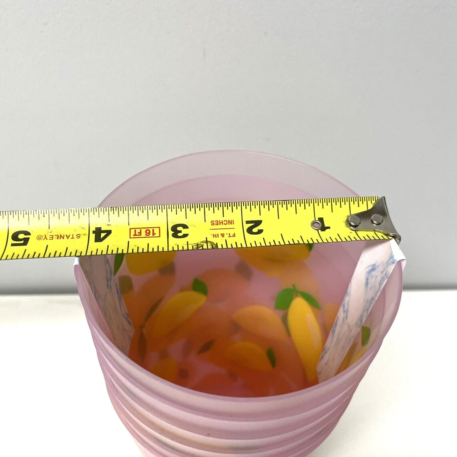 NEW SET OF 6 TALL LEMON TEA PLASTIC DRINK TUMBLER OUTDOOR Pool 32 OZ cup 7" x 4" | eBay
