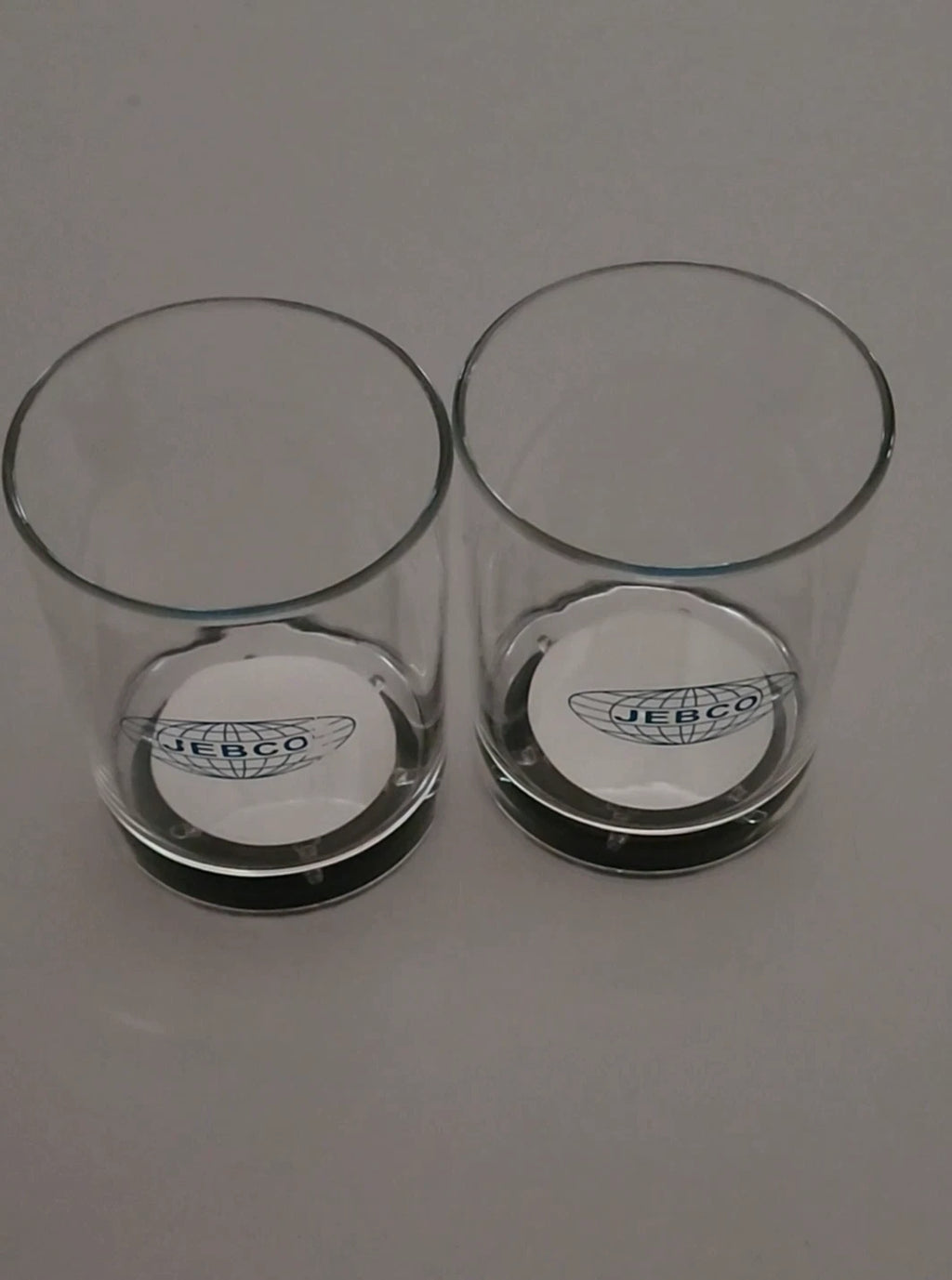 JEBCO Drinking Glasses Light-Up Set of 2 LED Colorful Lights Advertising Promos | eBay