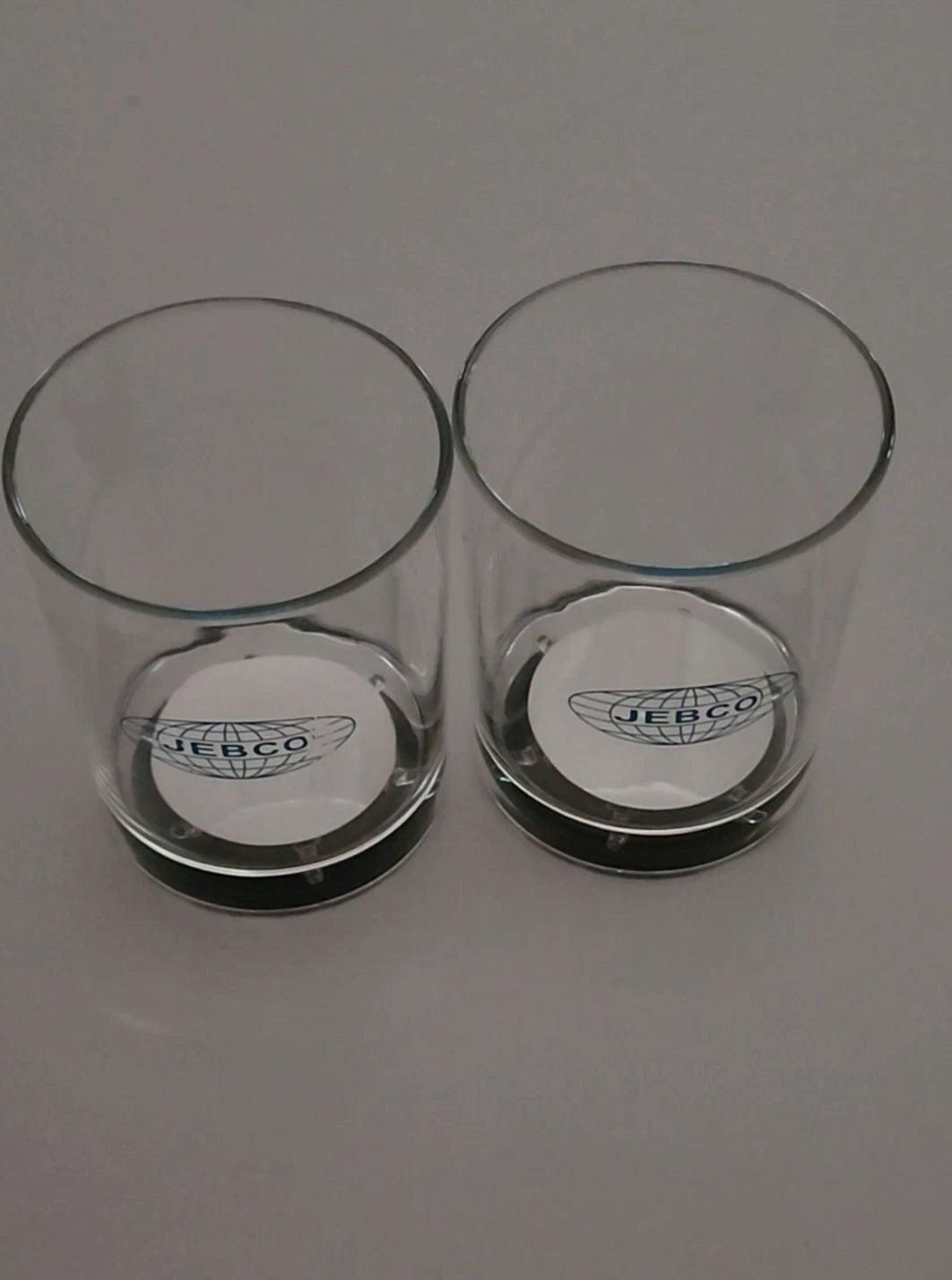 JEBCO Drinking Glasses Light-Up Set of 2 LED Colorful Lights Advertising Promos | eBay