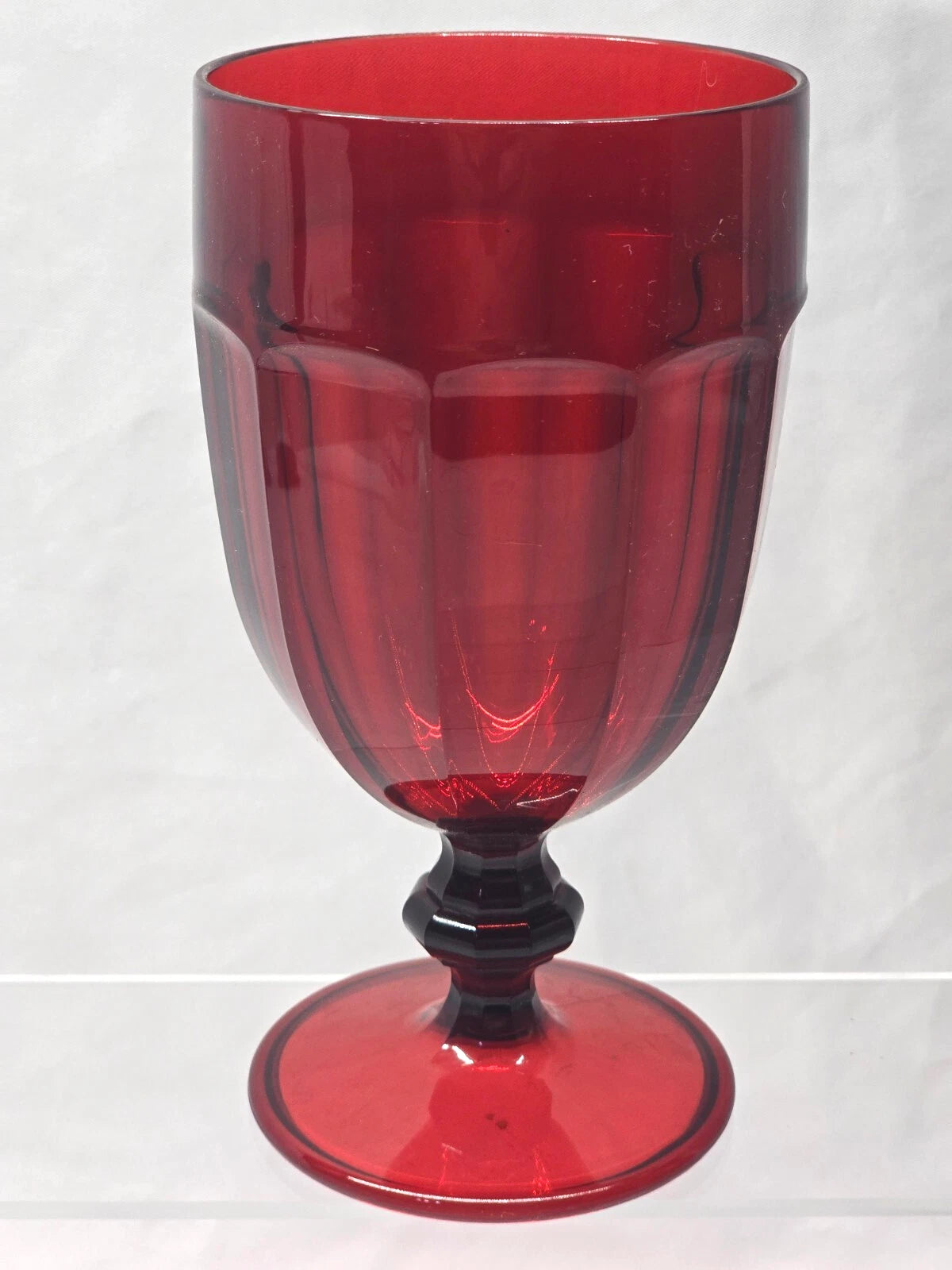 NORITAKE LOOKALIKE 7" Iced Tea Glass PROVINCIAL RUBY - Set Of 6 **PLASTIC** | eBay