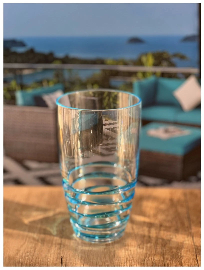 Swirl Acrylic Glasses Drinking Set of 4 (20oz),Plastic Drinking Glasses,BPA | eBay