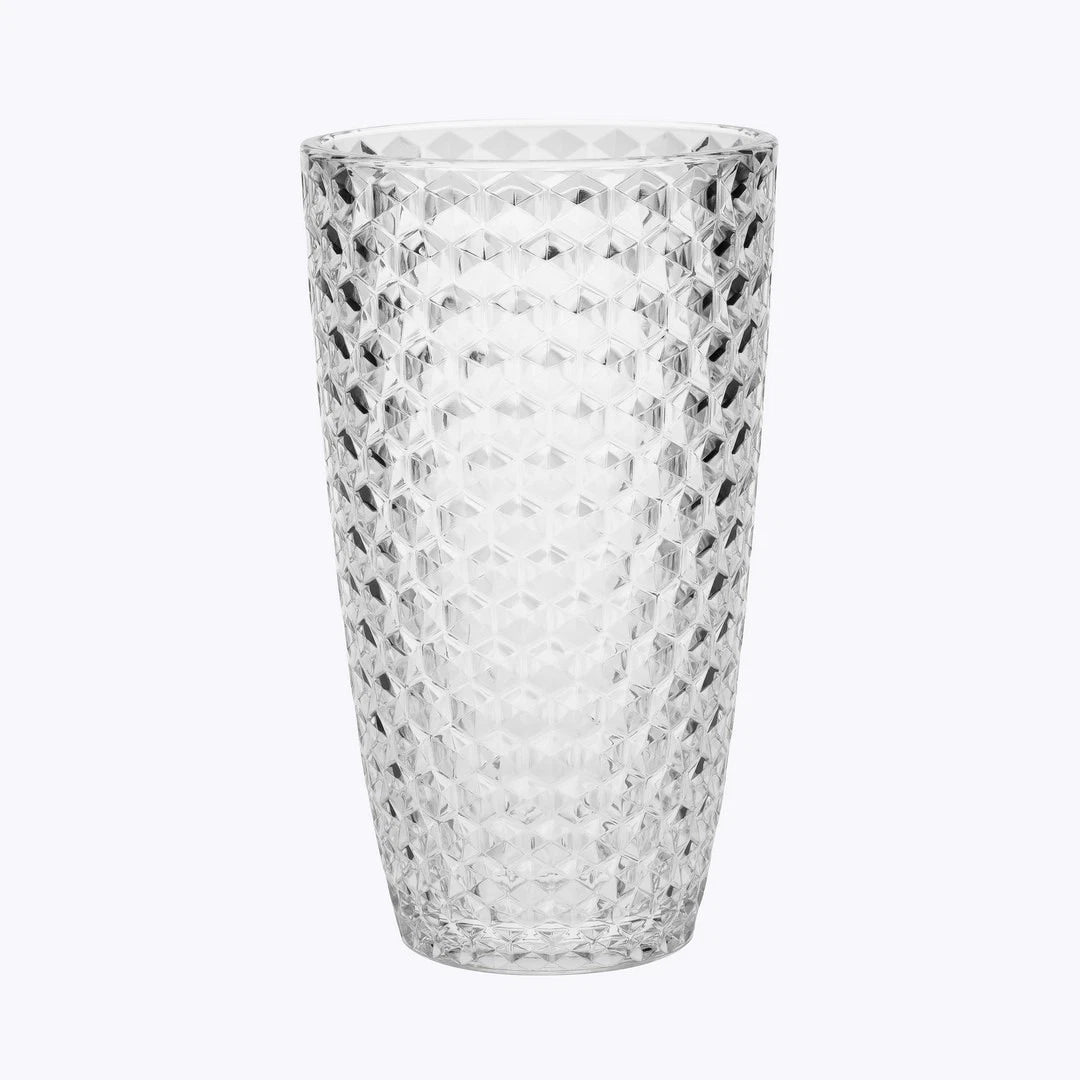 Diamond Cut Acrylic Glasses Drinking Set of 4 (19oz),Plastic Drinking Glasses | eBay