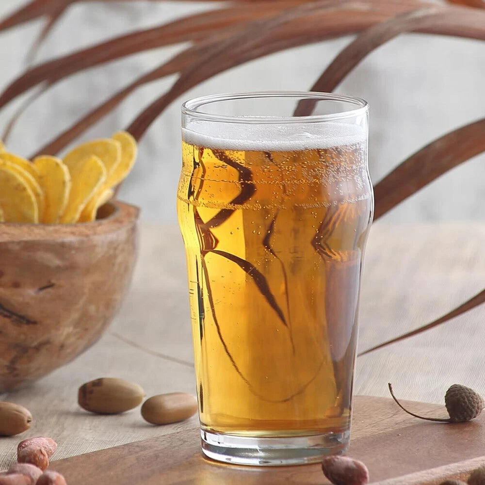 Drinking Glasses Set of 6, Multipurpose Glassware, Beer Pint Glasses, 19.25 oz | eBay