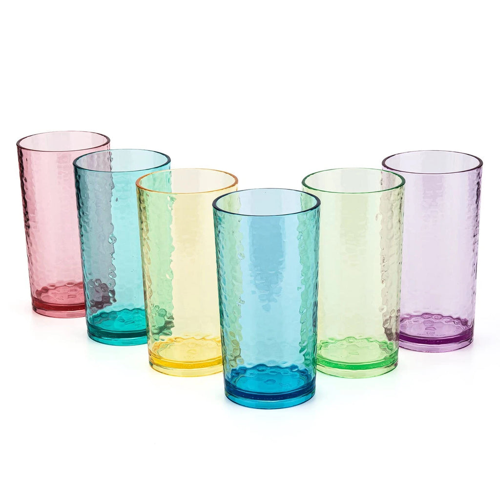 KX-WARE 20-ounce Acrylic Glasses Plastic Tumbler, set of 6 Multicolor - Hamme... | eBay