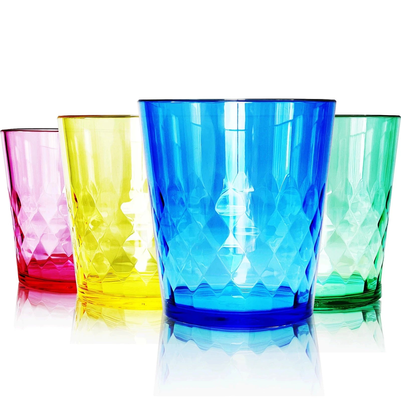 SCANDINOVIA Unbreakable 8oz Acrylic Tumblers Set of 4 - BPA Free, Dishwasher ... | eBay