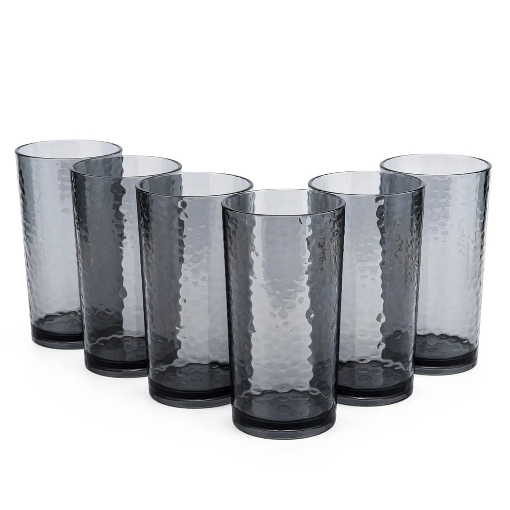 KX-WARE 20-ounce Acrylic Glasses Plastic Tumbler, set of 6 Smoky Grey - Hamme... | eBay